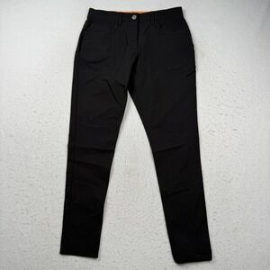 Macade Golf Pants Mens 28x27 Gray Slim Fit Stretch Khakis Tapered Chino